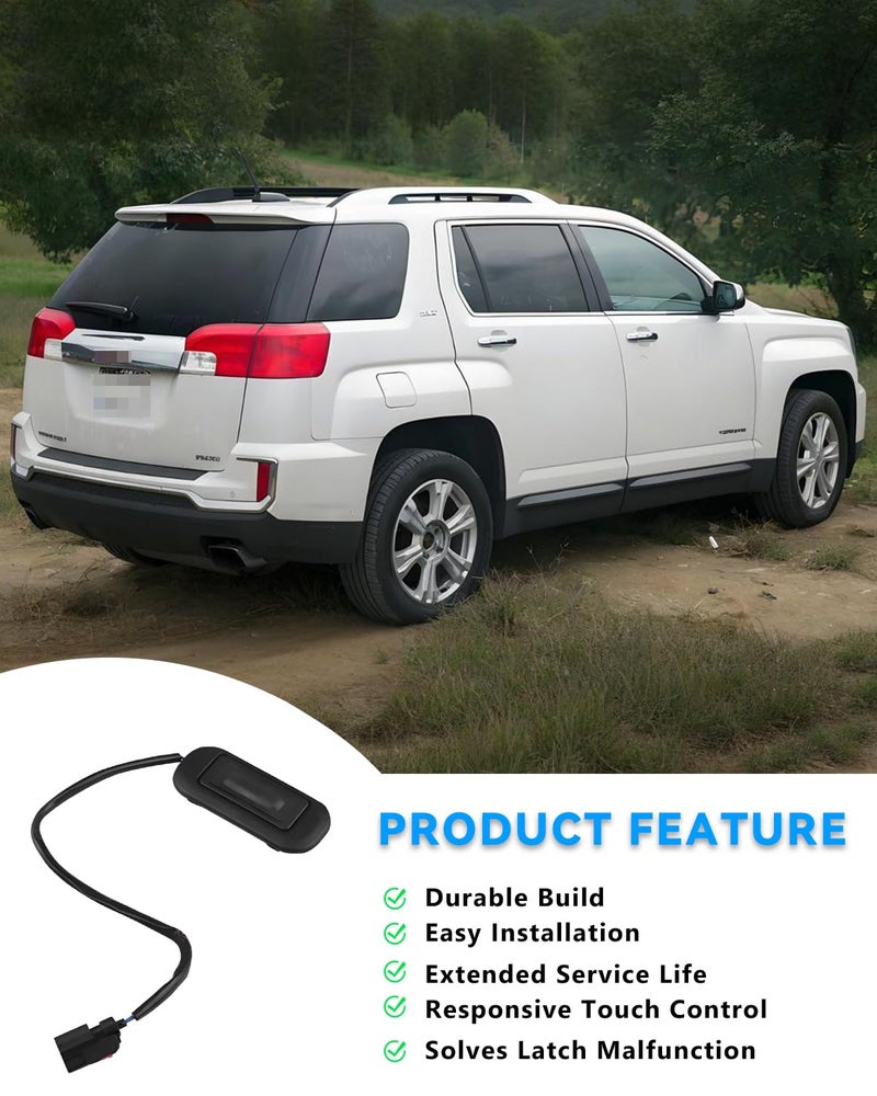 VANKUB 22862011 OEM, Rear Liftgate Trunk Hatch Release Switch for GMC Terrain Chevy Equinox 2010 2011 2012 2013 2014 2015 2016 2017, Replace Rear Liftgate Release Switch Button - Image 4